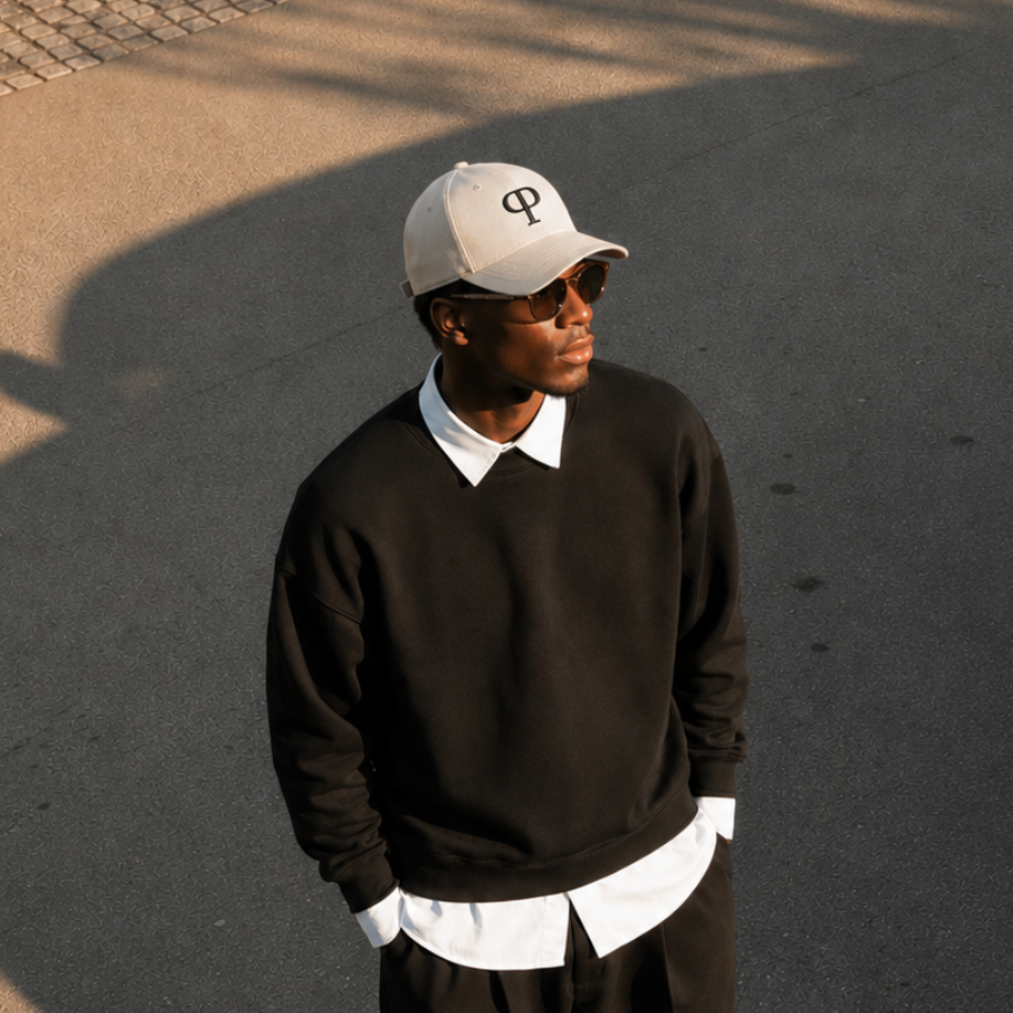 CP White Baseball Cap